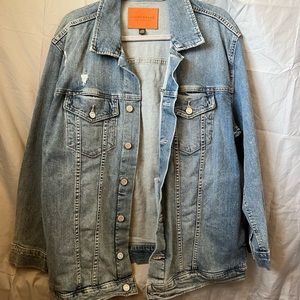 Oversized jean jacket